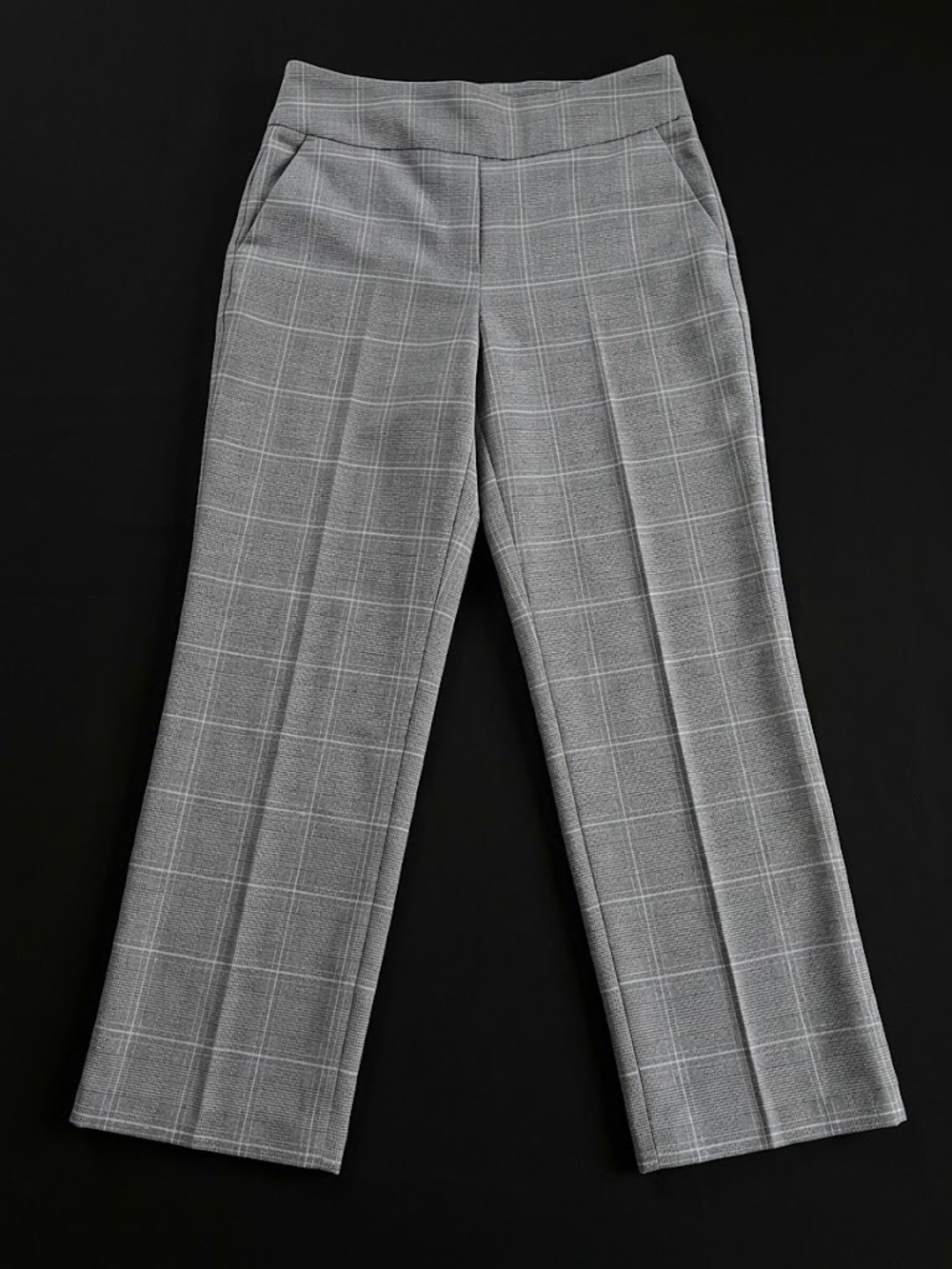 S.C. & CO. Women’s Stretch Knit Jacquard Pull-on Wide Leg Pant
